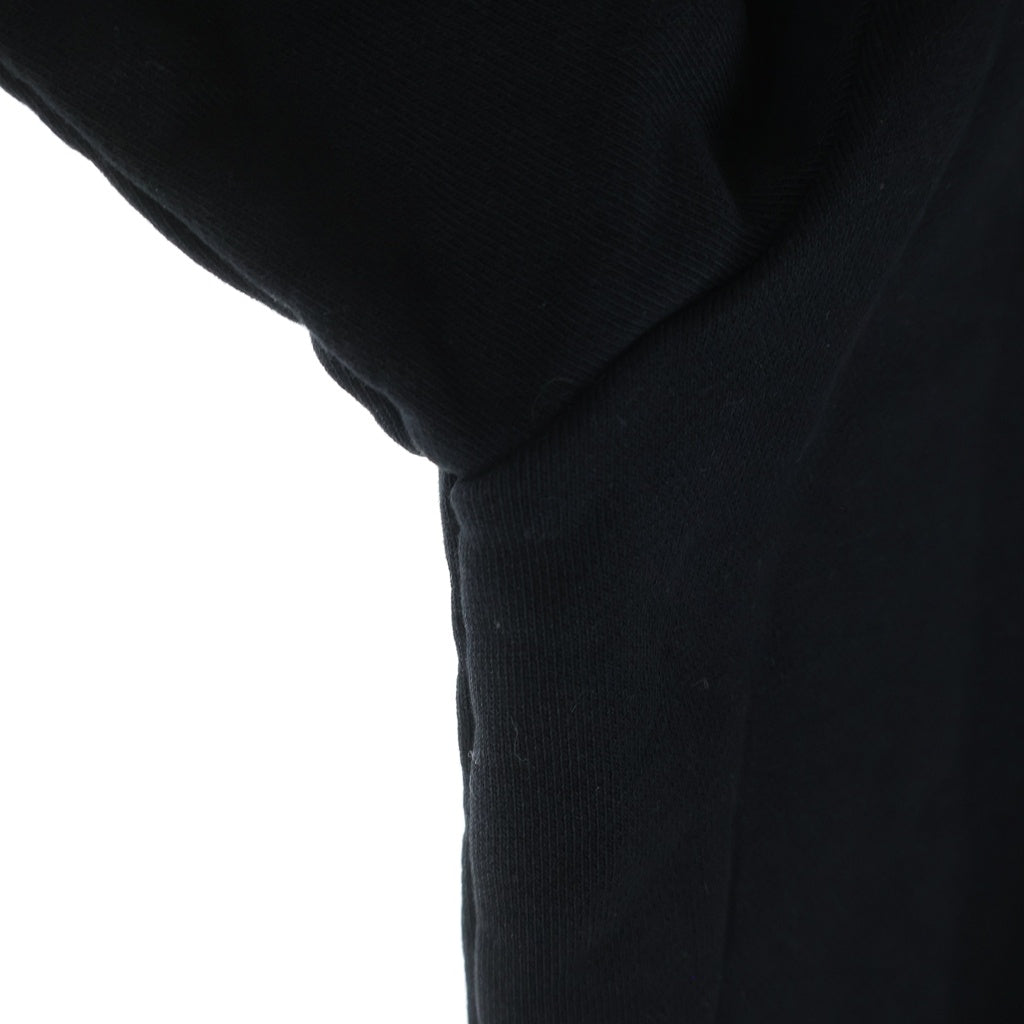 BALMAIN(バルマン) ワッペンロゴ プルオーバー スウェットパーカー フーディー ブラック JT047JB53