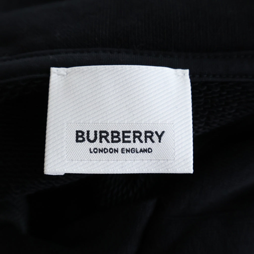BURBERRY(バーバリー) フロントエンボスロゴプリント パーカー フーディー ブラック CNSOUFOU1QUA