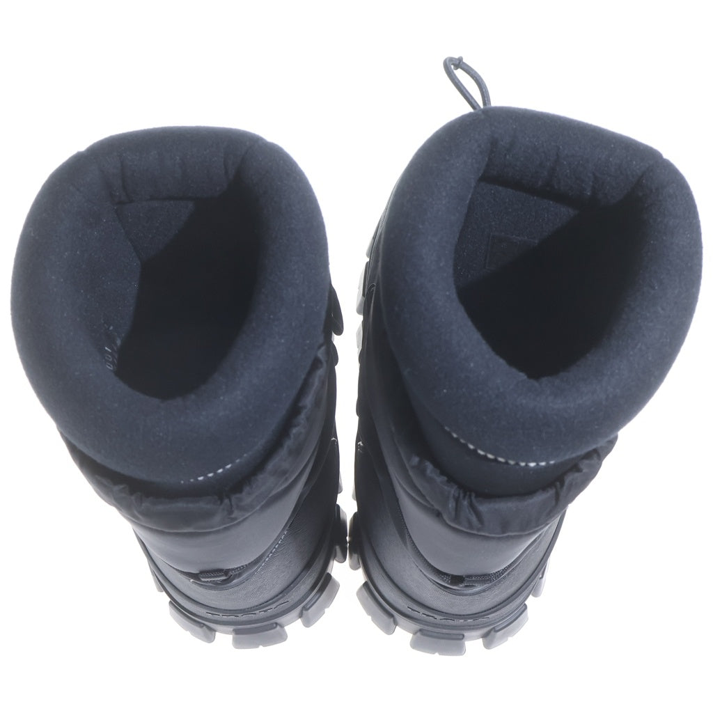 PRADA(プラダ) Re-Nylon GABARDINE APRES-SKI リナイロン ギャバジン アプレスキーブーツ アフタースキー ロングブーツ トライアングルロゴ ブラック 2U007N_3LFV_F0002_F_040
