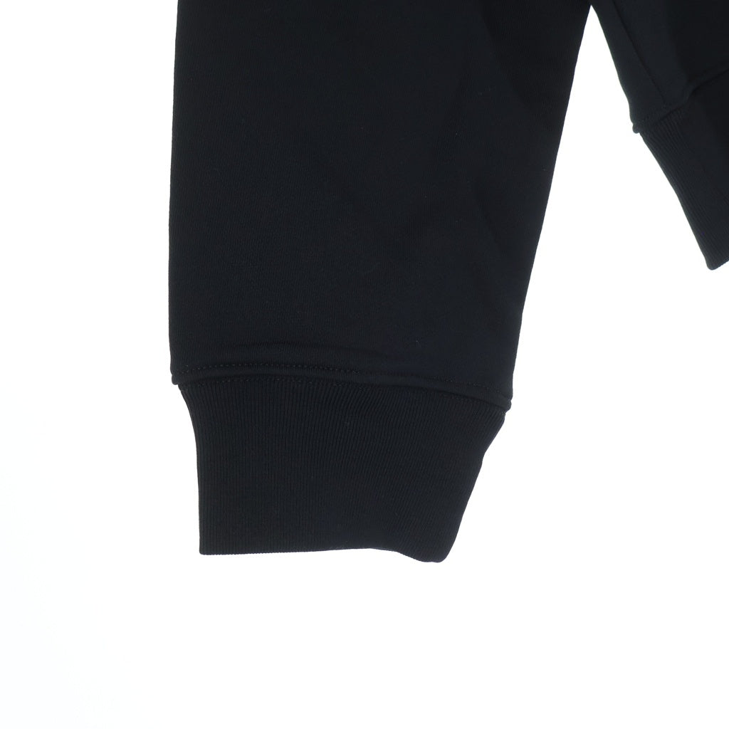 N21 numero ventuno(ヌメロ ヴェントゥーノ) フロントロゴプリント クルーネックトレーナー スウェット ブラック #XL