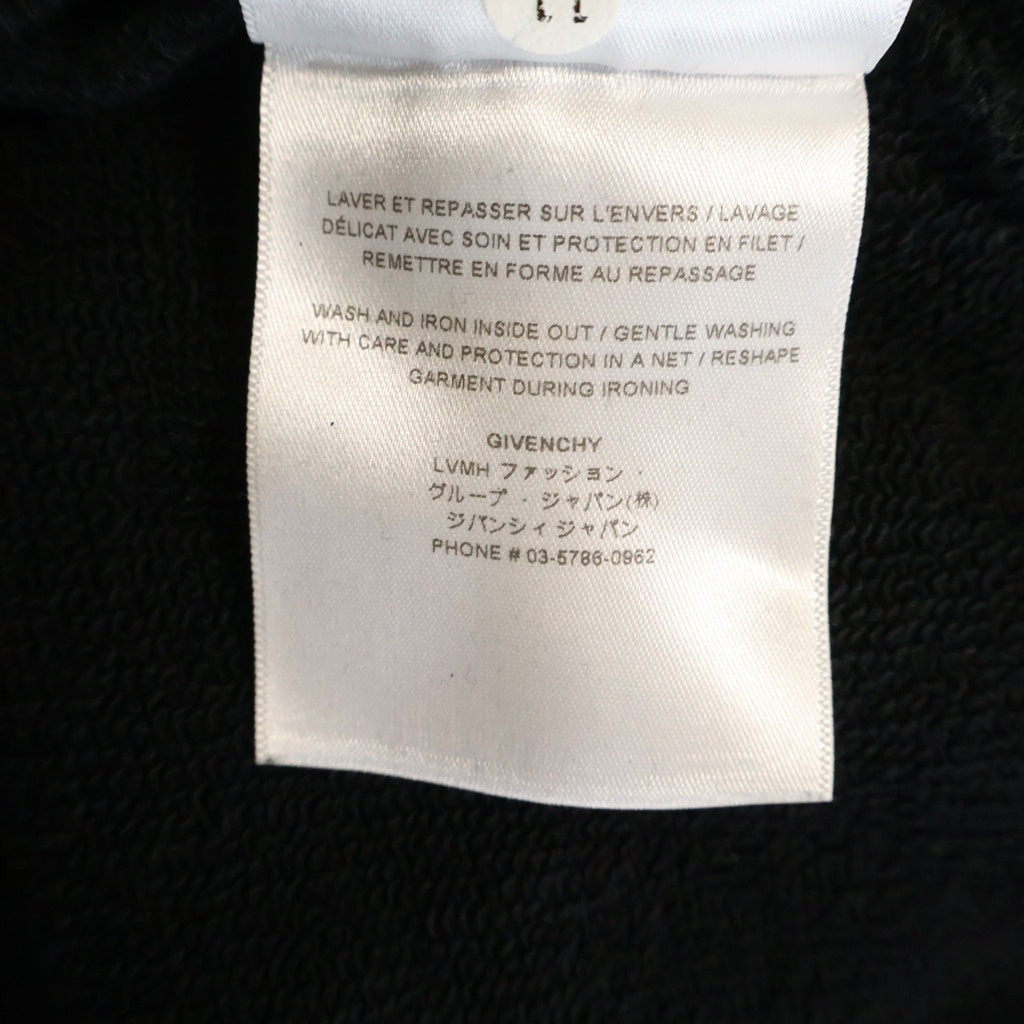 GIVENCHY(ジバンシィ) ロゴプリント フーディー プルオーバーパーカー ブラック BMJ0HC3Y8N