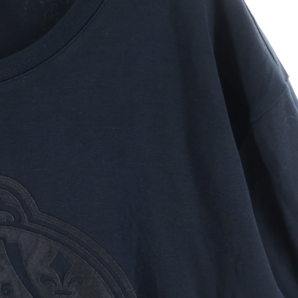Berluti(ベルルッティ) フロントロゴ 半袖 Tシャツ カットソー ブラック R18JRS51JAEK