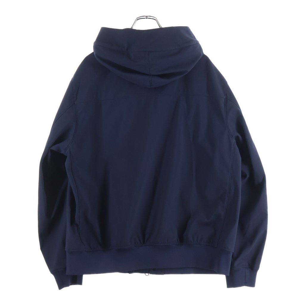 STONE ISLAND(ストーンアイランド) ワッペンロゴ ジップアップ フーテッド ジャケット ブルゾン ネイビー K1S154100090