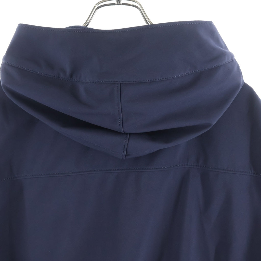 STONE ISLAND(ストーンアイランド) ワッペンロゴ ジップアップ フーテッド ジャケット ブルゾン ネイビー K1S154100090