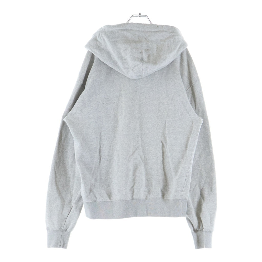 JIL SANDER +(ジルサンダープラス) 23AW ロゴプリント プルオーバースウェットパーカー フーディー グレー J47GU0002 J20010