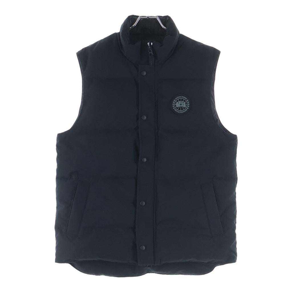 CANADA GOOSE(カナダグース) ワッペンロゴ ジップアップ ダウンベスト ブラック 2081MB
