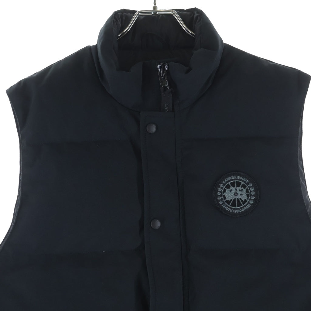 CANADA GOOSE(カナダグース) ワッペンロゴ ジップアップ ダウンベスト ブラック 2081MB