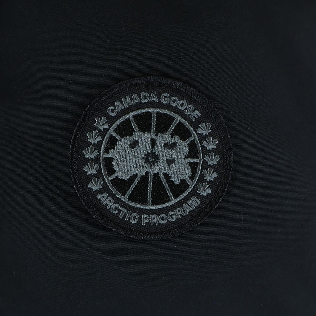 CANADA GOOSE(カナダグース) ワッペンロゴ ジップアップ ダウンベスト ブラック 2081MB