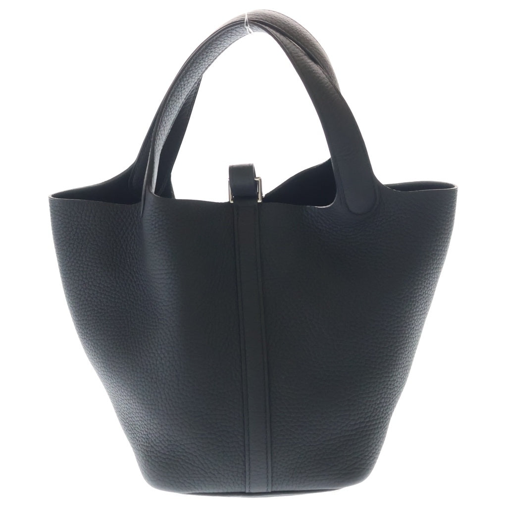 HERMES(エルメス) ピコタンロックPM ノワール トリヨンクレマンス SV金具 K刻印 カデナ・鍵2 レディース