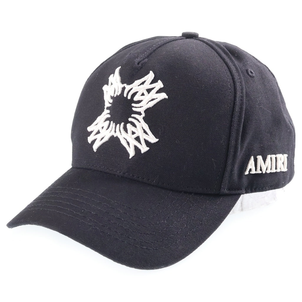 AMIRI(アミリ) MA QUAD CANVAS HAT クワッド キャンバス ハット キャップ ブラック AMHACP1034