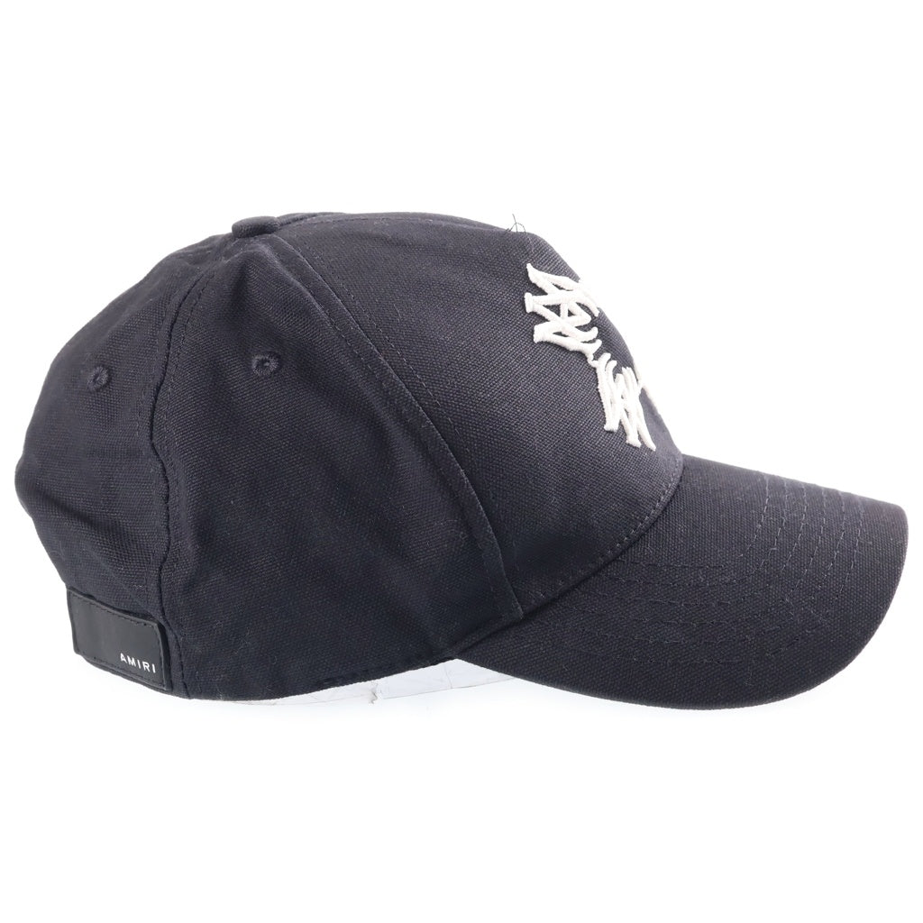 AMIRI(アミリ) MA QUAD CANVAS HAT クワッド キャンバス ハット キャップ ブラック AMHACP1034