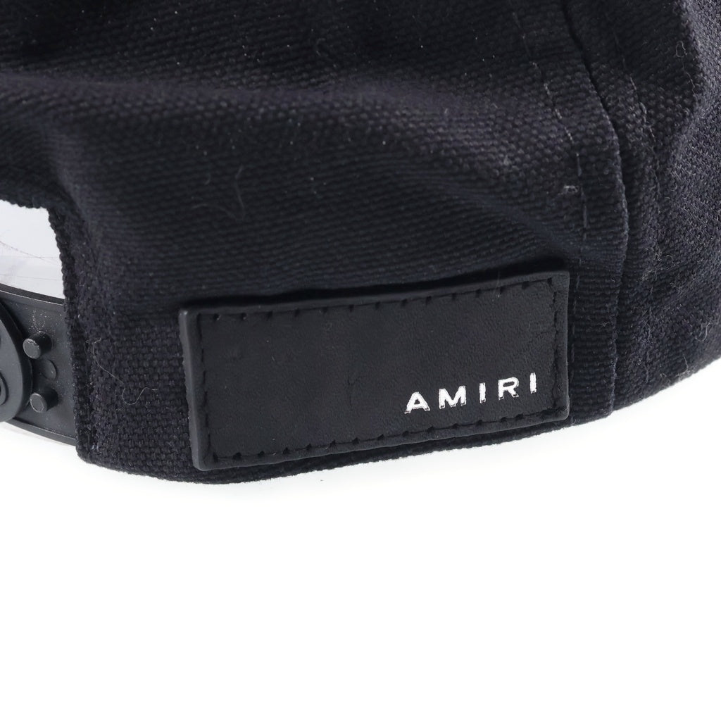 AMIRI(アミリ) MA QUAD CANVAS HAT クワッド キャンバス ハット キャップ ブラック AMHACP1034