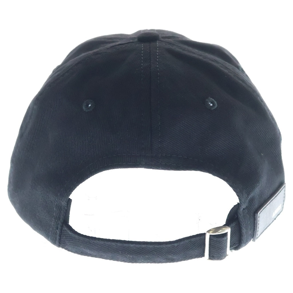 AMIRI(アミリ) MA DENIM CAP ロゴ刺繍 デニム ベースボールキャップ 帽子 ブラック AMSAHE1021