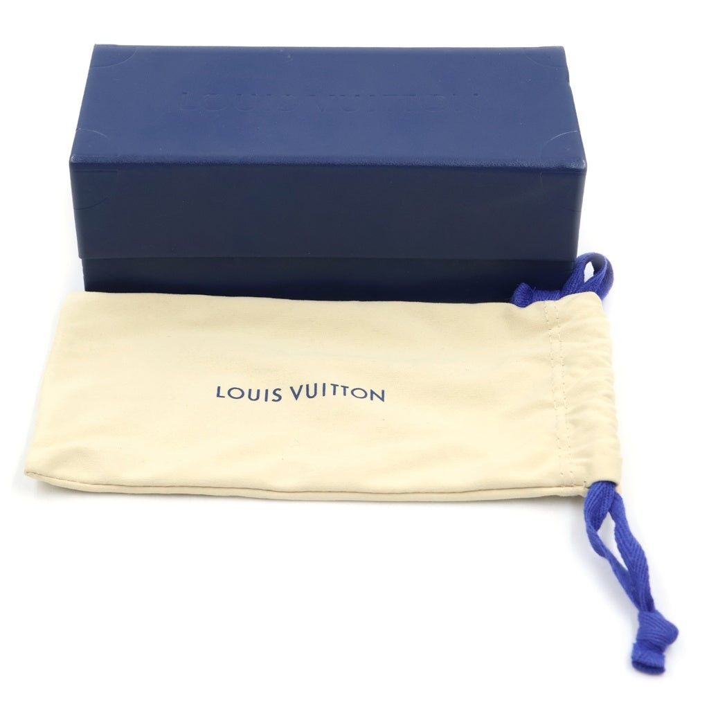 LOUIS VUITTON(ルイヴィトン) Z1132E パリ テキサス LVサークル オーバル型 サングラス アイウェア カラーレンズ ブラック レディース