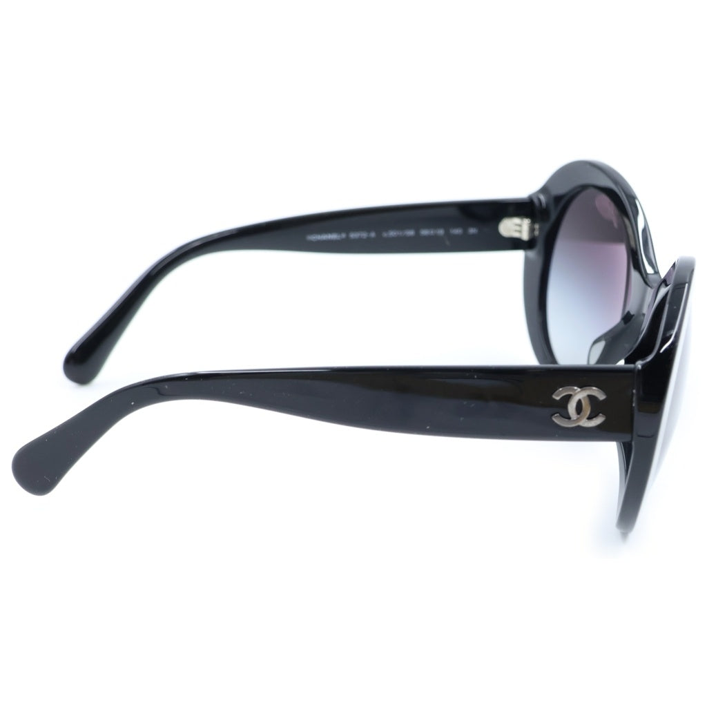 CHANEL(シャネル) 5372-A ココマーク ラウンド型 サングラス アイウェア カラーレンズ ブラック レディース