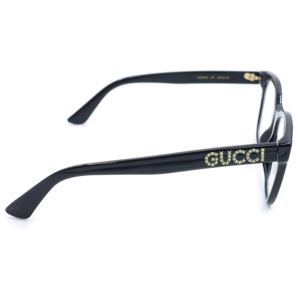 GUCCI(グッチ) GG0420O ラインストーンロゴ オプティカルフレーム メガネ 眼鏡 アイウェア ブラック ULC04B2QHE