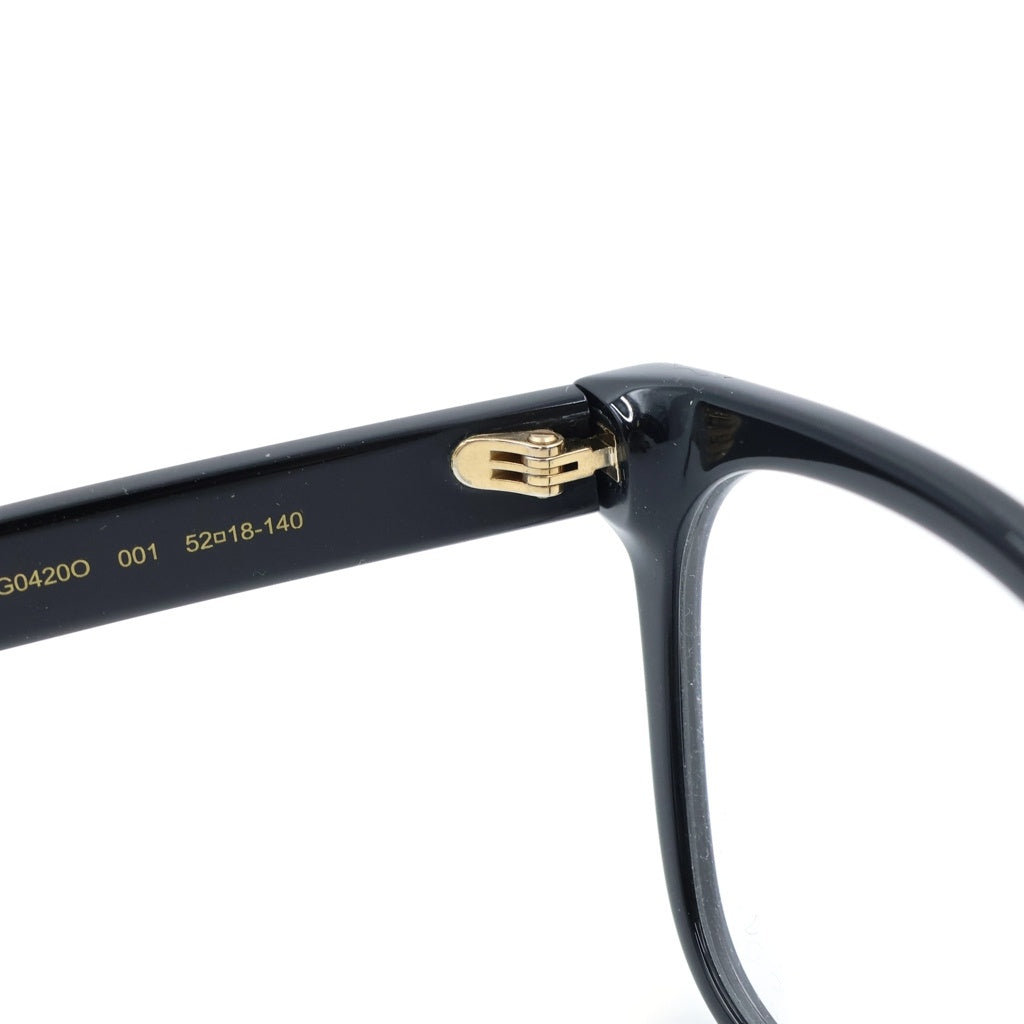 GUCCI(グッチ) GG0420O ラインストーンロゴ オプティカルフレーム メガネ 眼鏡 アイウェア ブラック ULC04B2QHE