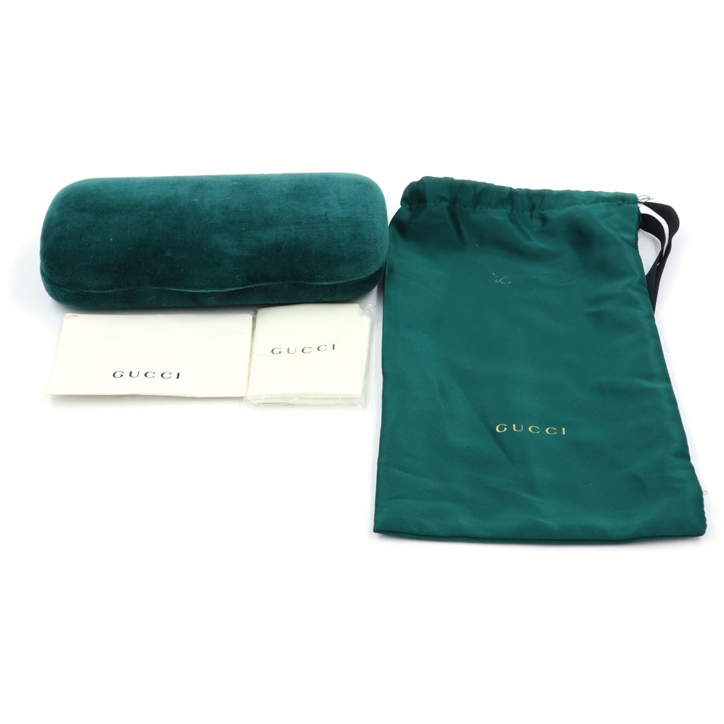 GUCCI(グッチ) GG0420O ラインストーンロゴ オプティカルフレーム メガネ 眼鏡 アイウェア ブラック ULC04B2QHE