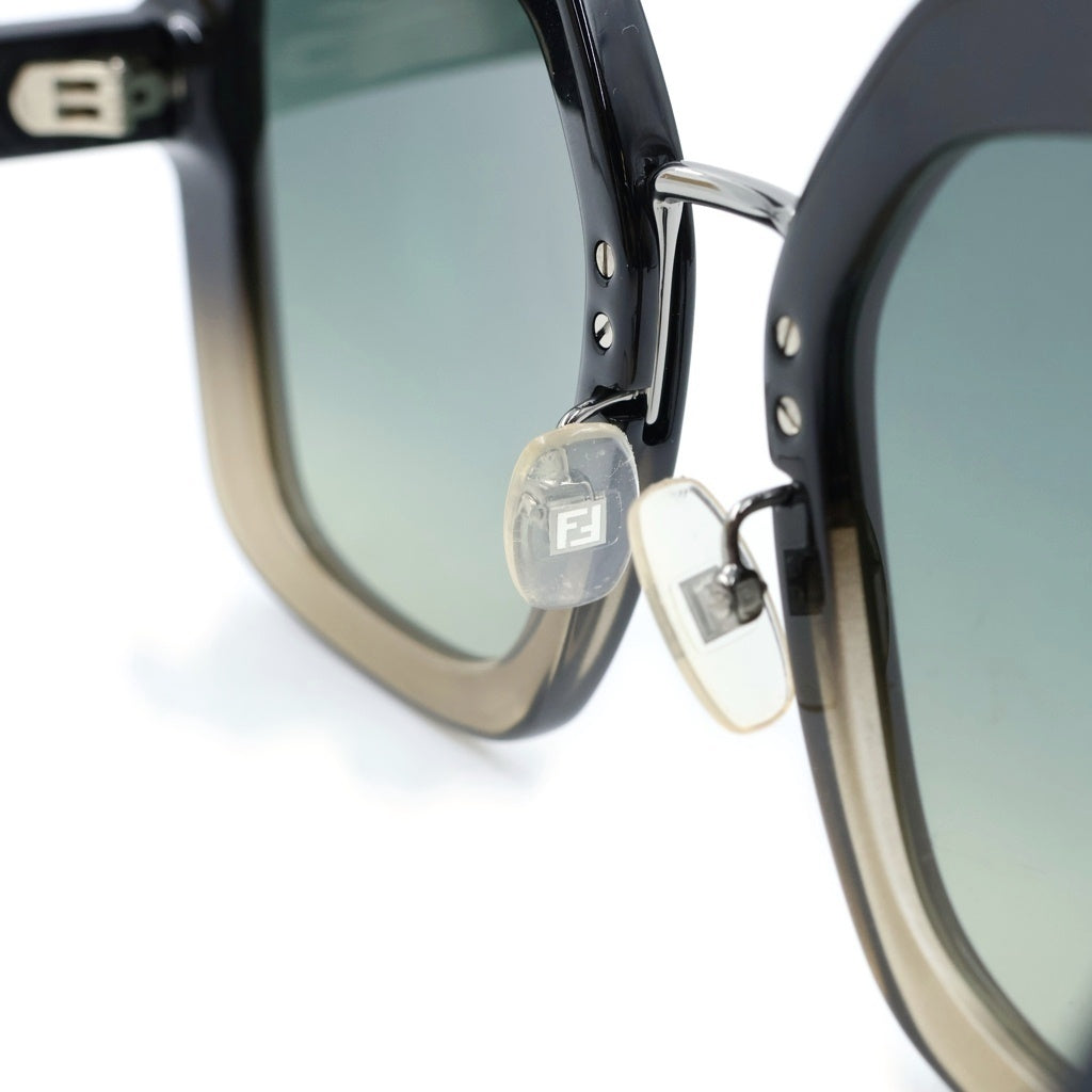 FENDI(フェンディ) FF 0317/S スクエア サングラス アイウェア メガネ 眼鏡 カラーレンズ ブラック UGH08AY0XL