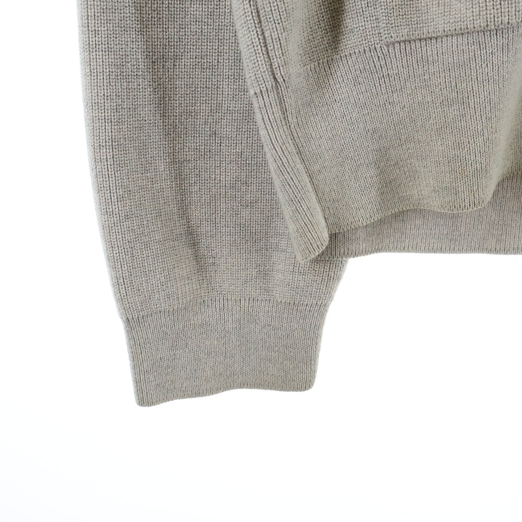 LOUIS VUITTON(ルイヴィトン) 14AW Shawl Collar Cardigan ショールカラー ウールニットカーディガン グレー RM142Q H6N47WK84