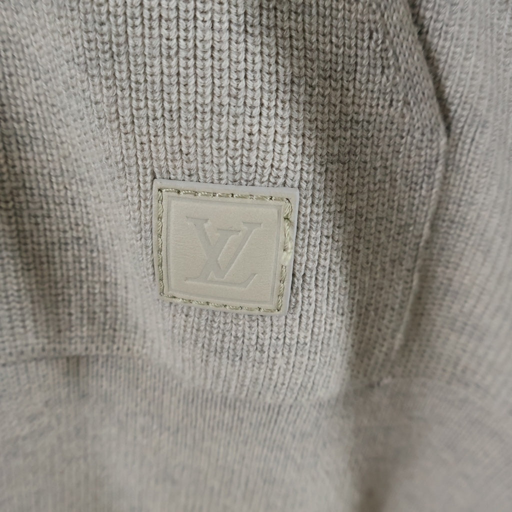 LOUIS VUITTON(ルイヴィトン) 14AW Shawl Collar Cardigan ショールカラー ウールニットカーディガン グレー RM142Q H6N47WK84
