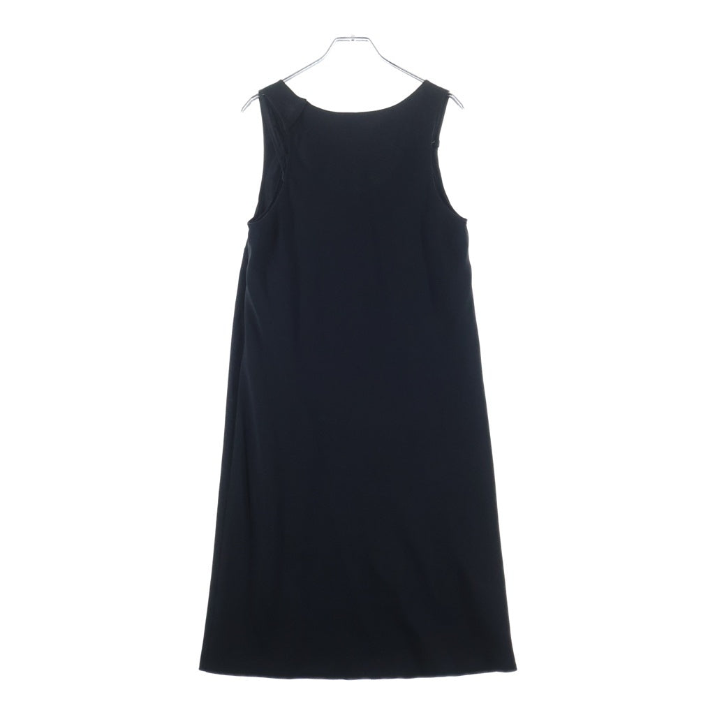 MM6 Maison Margiela(エムエムシックスメゾンマルジェラ) 16SS スパンコールレイヤードキャミロングワンピース ブラック×レッド S52CT0103 レディース