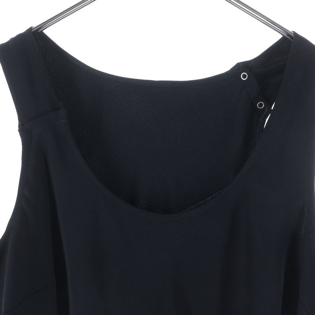 MM6 Maison Margiela(エムエムシックスメゾンマルジェラ) 16SS スパンコールレイヤードキャミロングワンピース ブラック×レッド S52CT0103 レディース