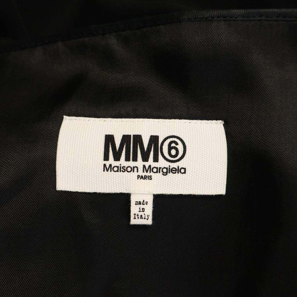 MM6 Maison Margiela(エムエムシックスメゾンマルジェラ) 16SS スパンコールレイヤードキャミロングワンピース ブラック×レッド S52CT0103 レディース