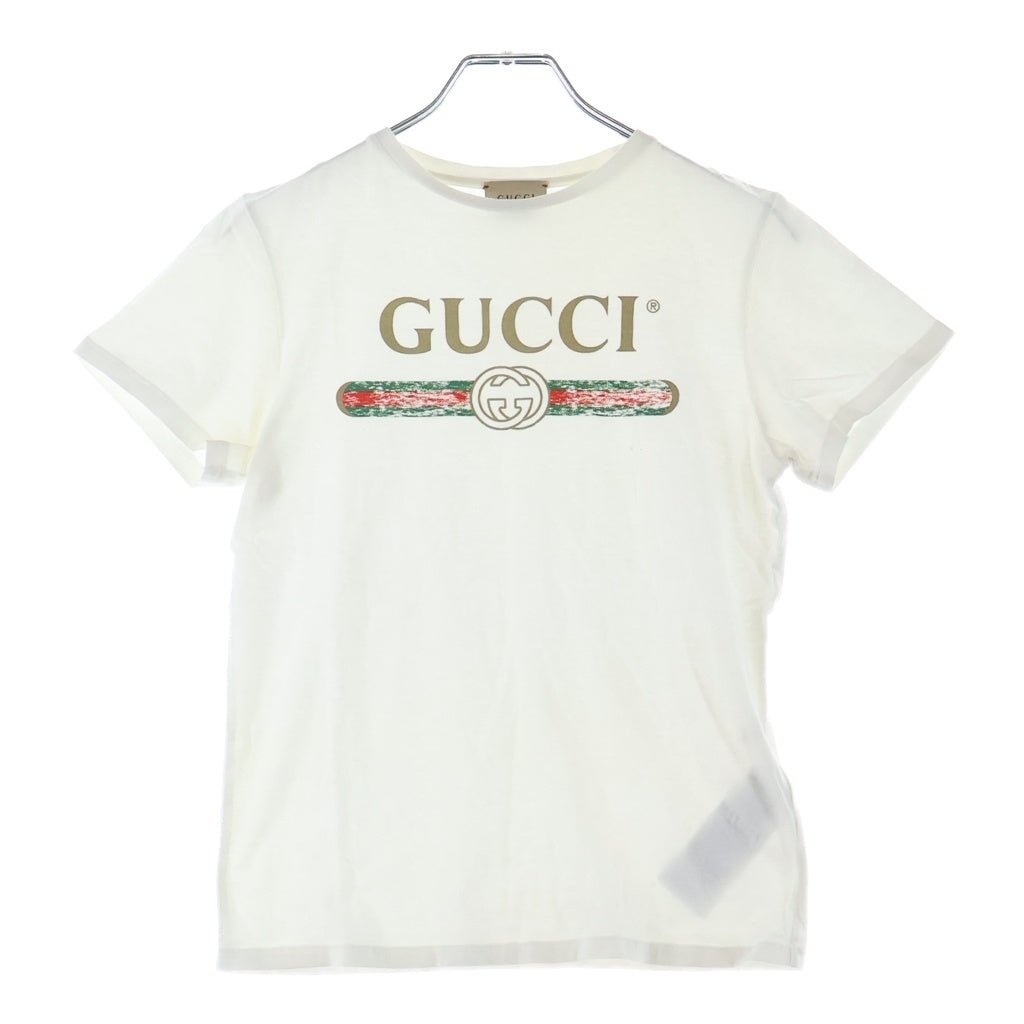 GUCCI(グッチ) キッズ用コットン半袖Tシャツ カットソー 503628X3L02 レディース