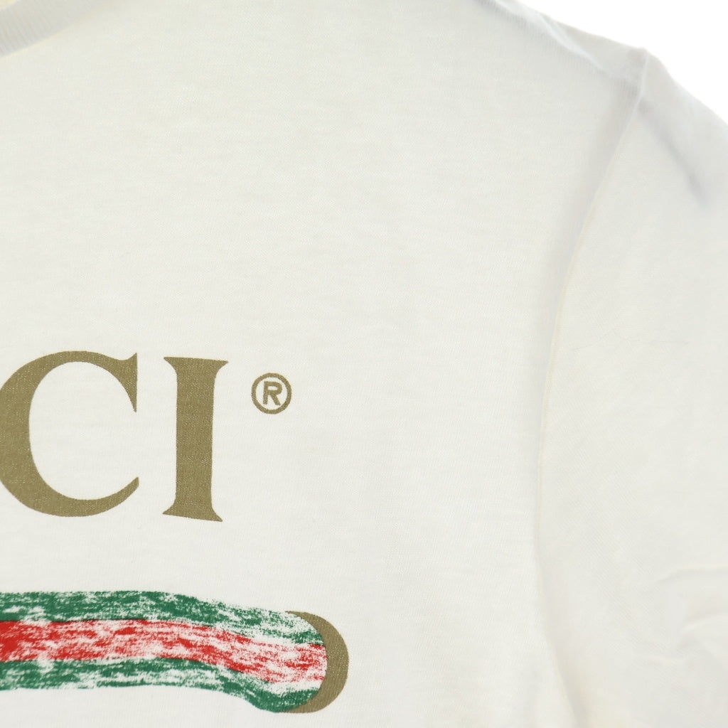 GUCCI(グッチ) キッズ用コットン半袖Tシャツ カットソー 503628X3L02 レディース