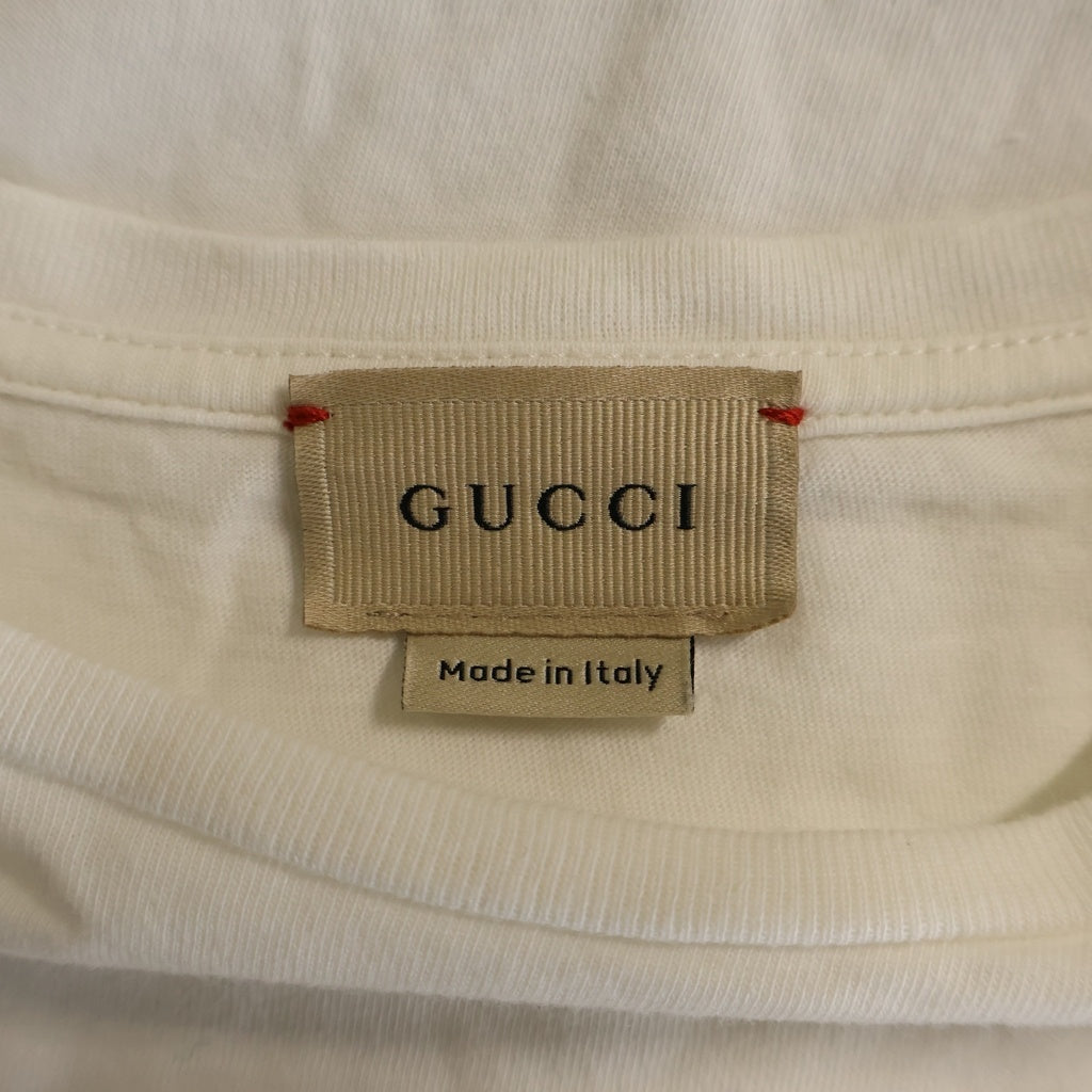 GUCCI(グッチ) キッズ用コットン半袖Tシャツ カットソー 503628X3L02 レディース