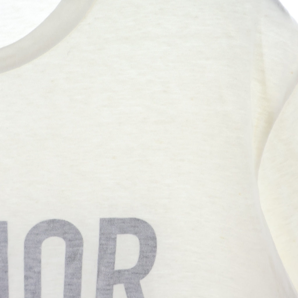 Christian Dior(クリスチャンディオール) 2022 コットン J'ADIOR 8 ロゴ 半袖Tシャツ カットソー ホワイト 213T03TC00 レディース