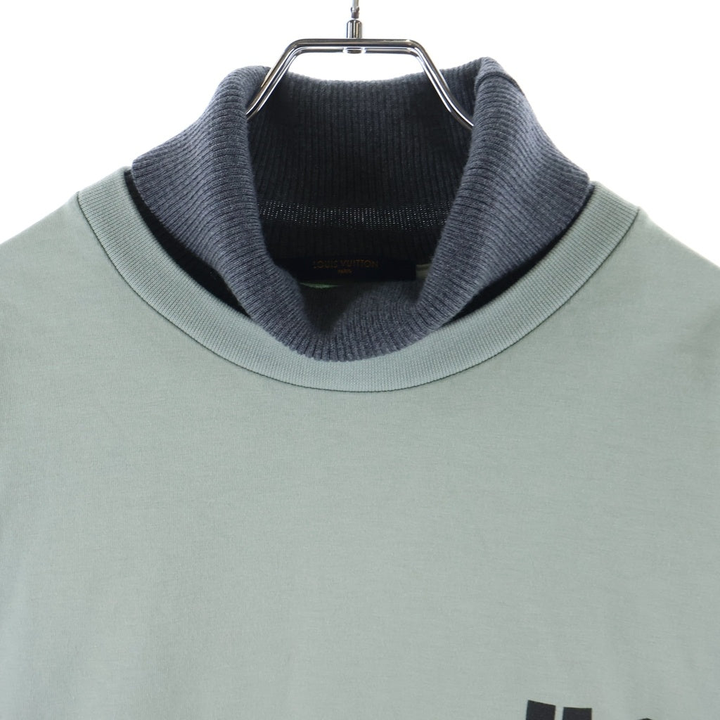 LOUIS VUITTON(ルイヴィトン) 2019AW アイハブアドリーム タートルネックセーター 長袖Tシャツ グリーン コットン×ニット #XXL RM192 NPO HY12W
