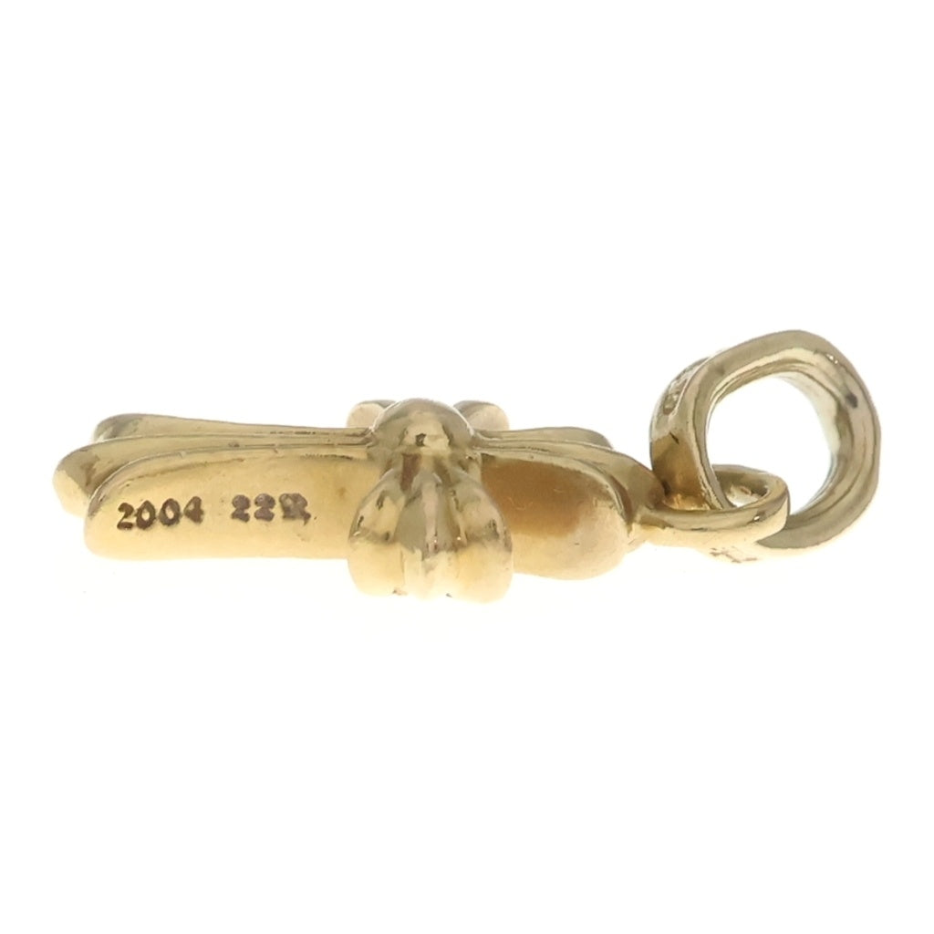 CHROME HEARTS(クロムハーツ) 22K CRS BBYFAT P/DIA ベイビーファットクロス PAVEダイヤ ペンダントトップ ゴールド BCA035