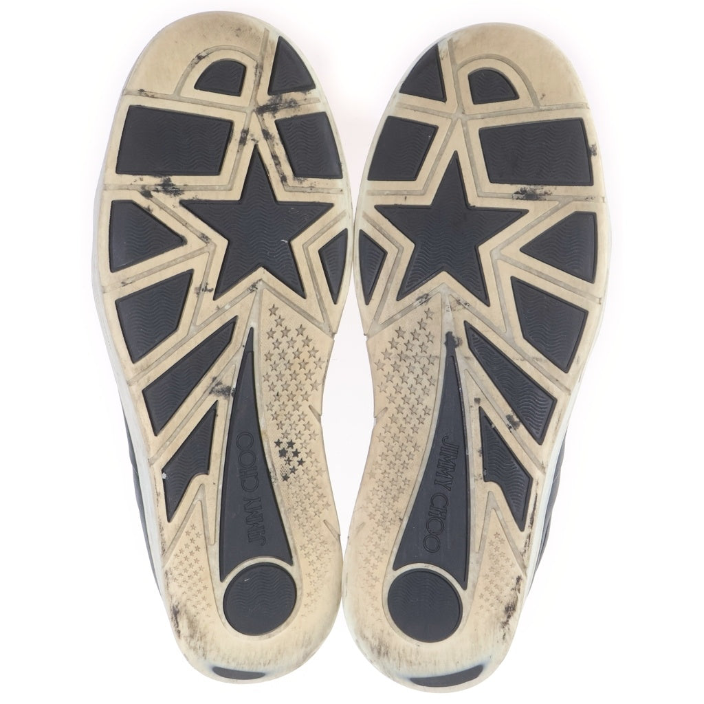 JIMMY CHOO(ジミーチュウ) ロゴシューレース ローカットスニーカー ブラック