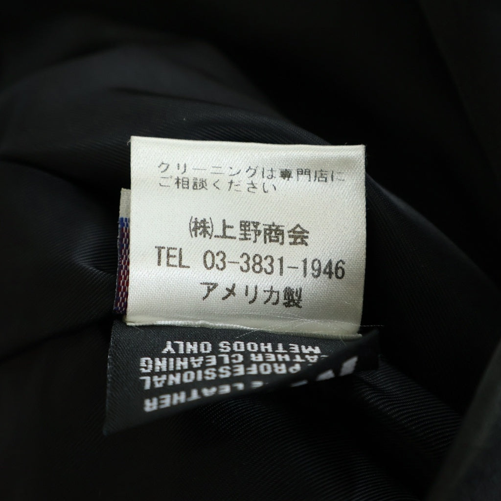 SCHOTT(ショット) 103US TRUCKER JACKET トラッカー シングルライダースジャケット レザー ブラック