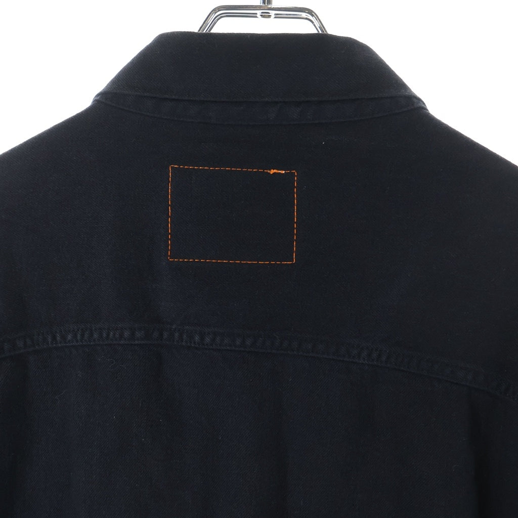 Calvin Klein(カルバンクライン) ARCHROMA TRUCKER アークロマ トラッカージャケット デニム ブラック 40133MA
