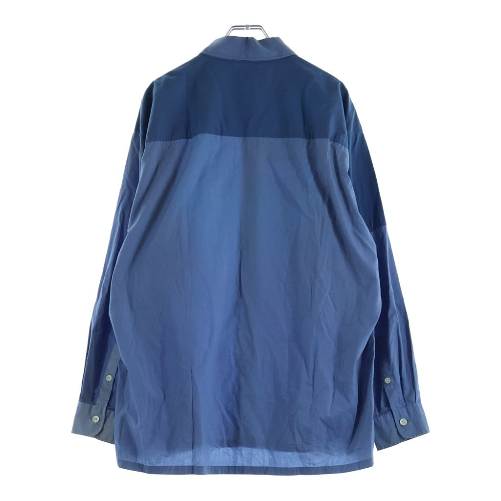 NEIGHBORHOOD(ネイバーフッド) 20AW Switch C/SHIRT.LS 切り替え長袖シャツ ブルー 202TSNH-SHM04