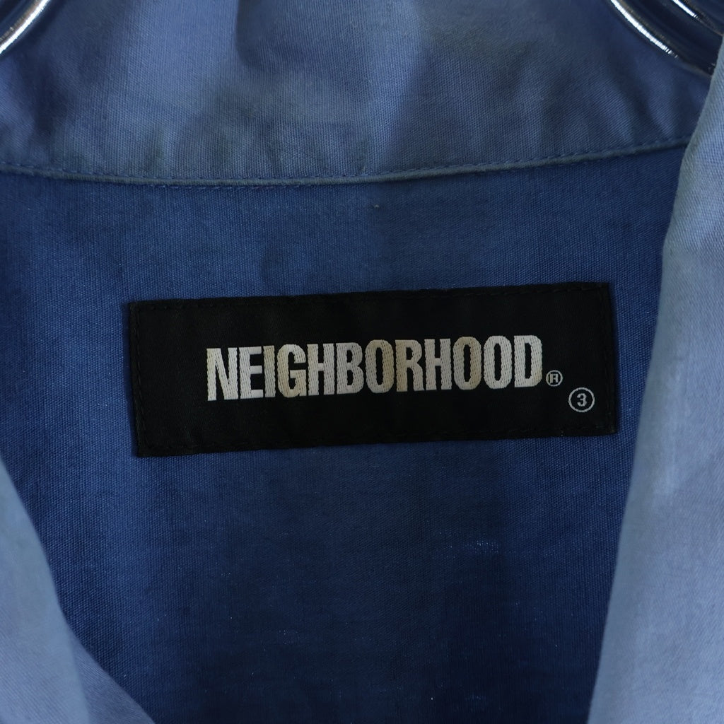 NEIGHBORHOOD(ネイバーフッド) 20AW Switch C/SHIRT.LS 切り替え長袖シャツ ブルー 202TSNH-SHM04