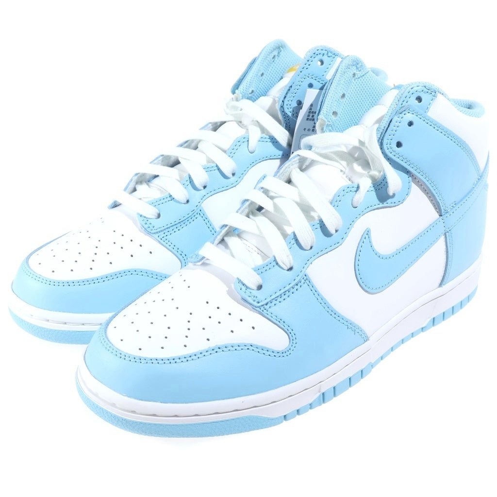 NIKE(ナイキ) DUNK HIGH BLUE CHILL ダンク ハイ ブルーチル ハイカット スニーカー #US9.5/27.5cm ブルー/ホワイト DD1399-401