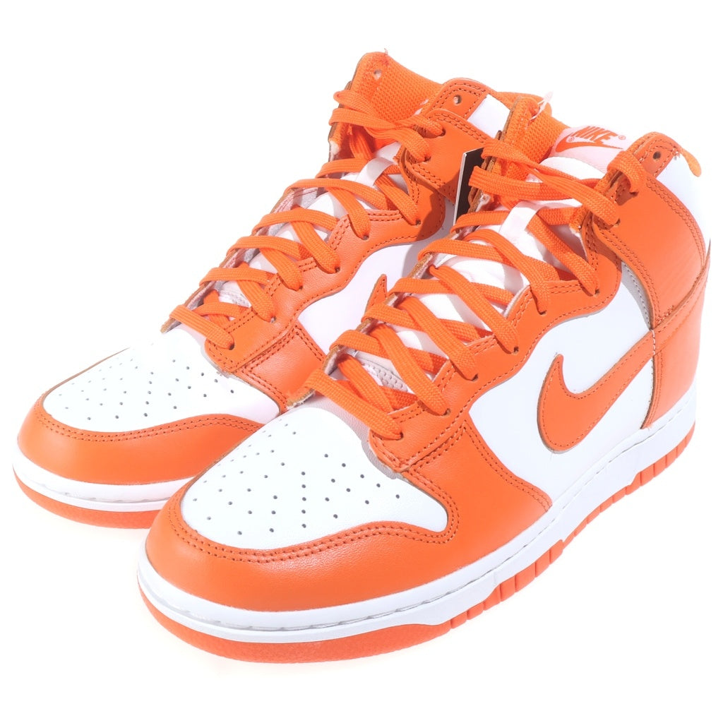 NIKE(ナイキ) DUNK HI RETRO ORANGE BLAZE ダンク ハイ レトロ オレンジブレイズ ハイカット スニーカー #US9/27cm ホワイト/オレンジ DD1399-101