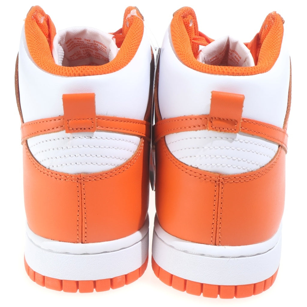 NIKE(ナイキ) DUNK HI RETRO ORANGE BLAZE ダンク ハイ レトロ オレンジブレイズ ハイカット スニーカー #US9/27cm ホワイト/オレンジ DD1399-101