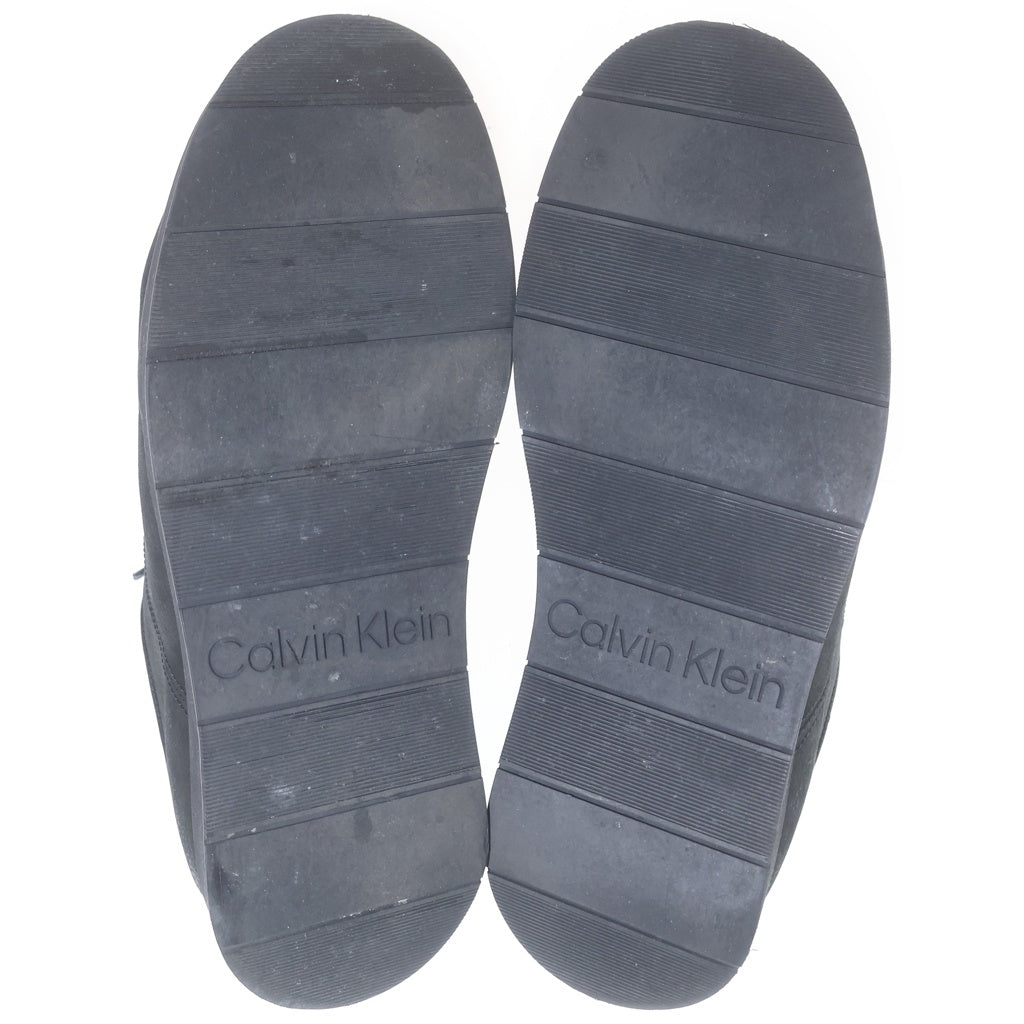 Calvin Klein(カルバンクライン) WALLABBE ワラビー チロリアンシューズ 革靴 レザー ブラック HM0HM00660