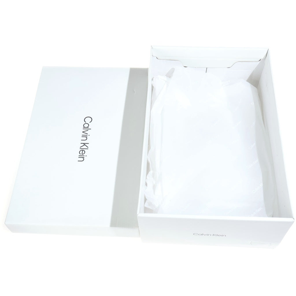 Calvin Klein(カルバンクライン) WALLABBE ワラビー チロリアンシューズ 革靴 レザー ブラック HM0HM00660