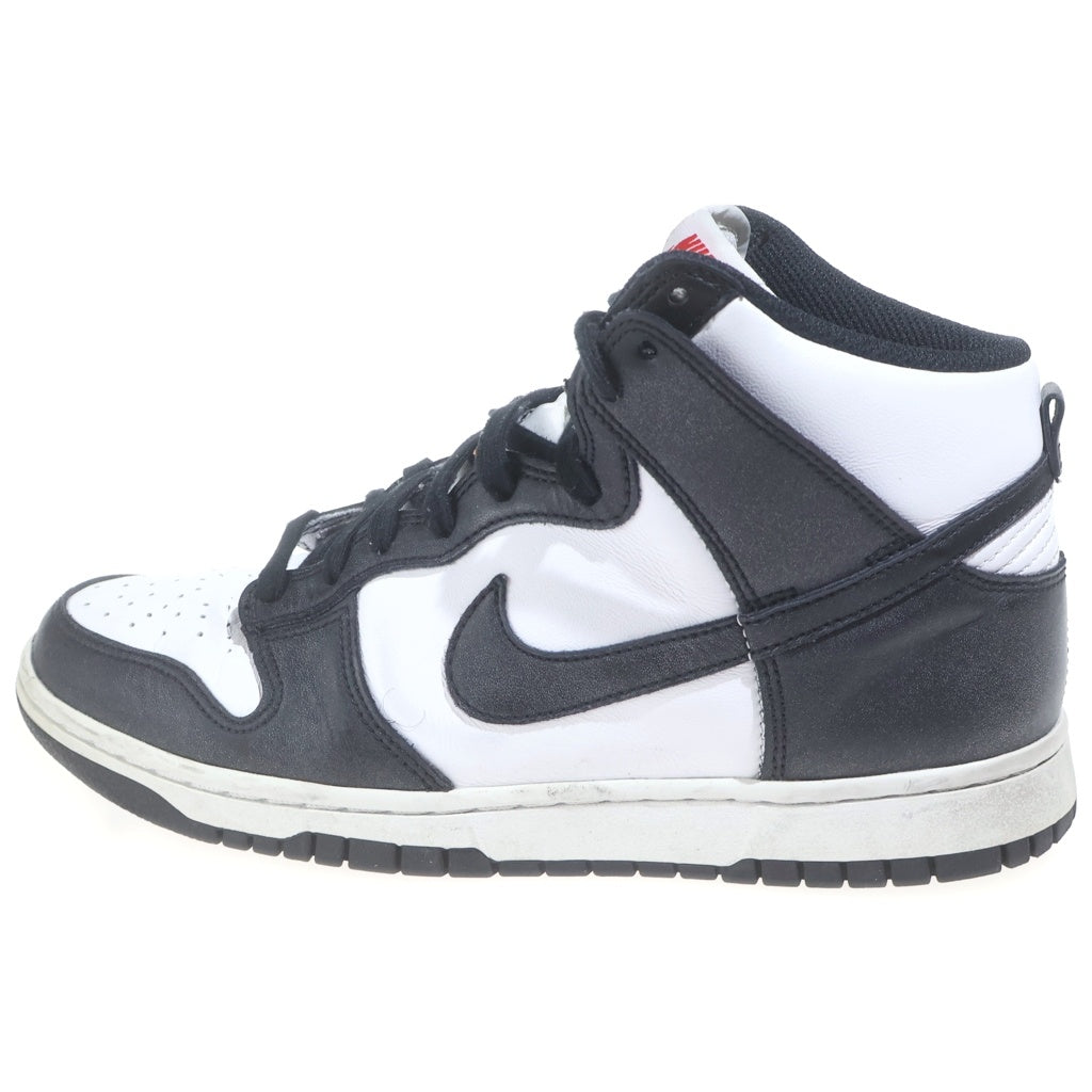 NIKE(ナイキ) Dunk High Black and White ダンクハイ ブラックアンドホワイト ハイカットレースアップスニーカー US9/27cm DD1399-103