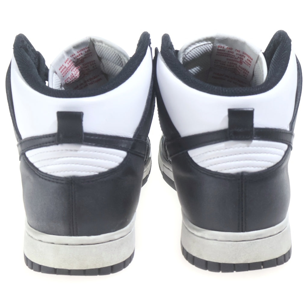 NIKE(ナイキ) Dunk High Black and White ダンクハイ ブラックアンドホワイト ハイカットレースアップスニーカー US9/27cm DD1399-103