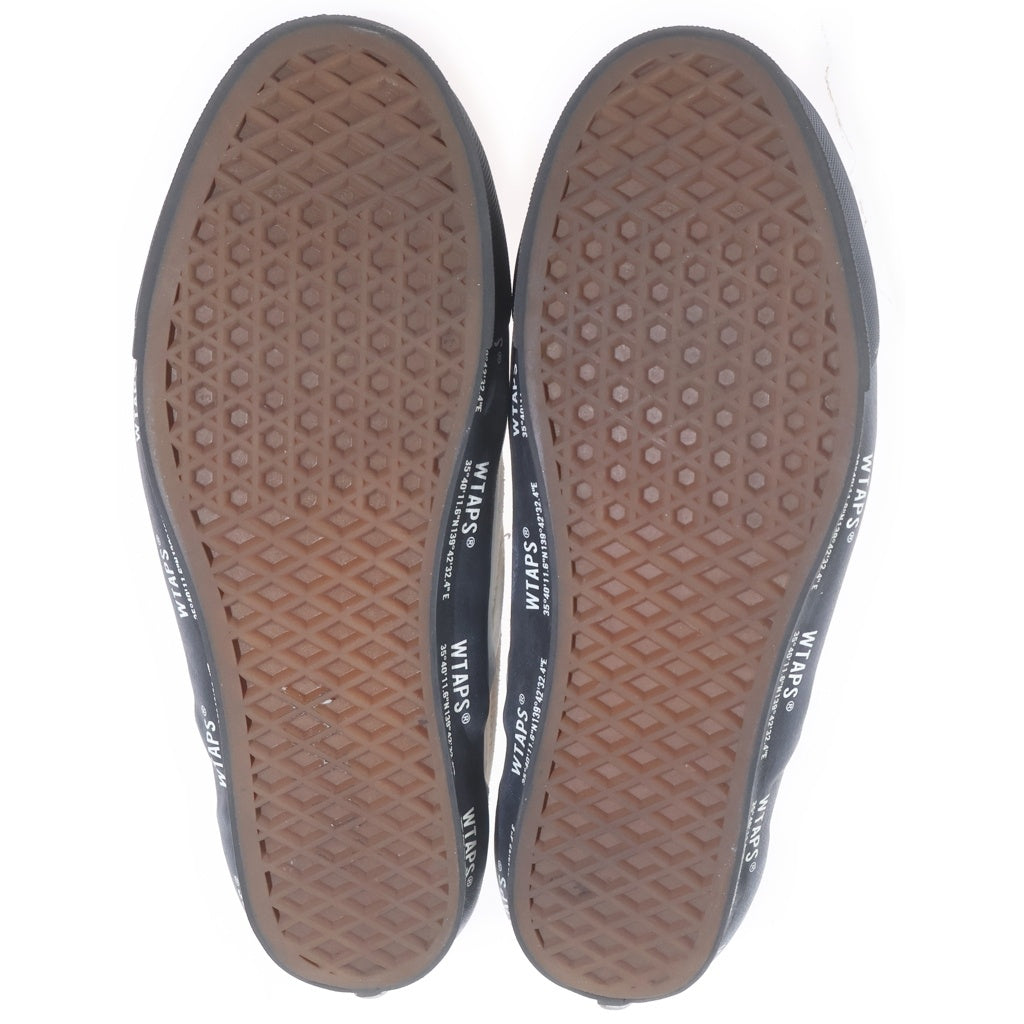 VANS(ヴァンズ) ×WTAPS Slip-On ダブルタップス スリッポン ローカットスニーカー ホワイト/ブラック US9/27cm VN0A45JK20F1
