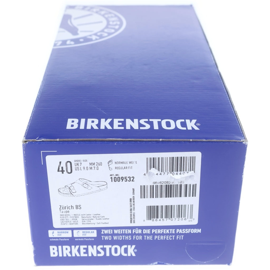 BIRKENSTOCK(ビルケンシュトック) Zurich チューリッヒ スウェードサンダル 1009532