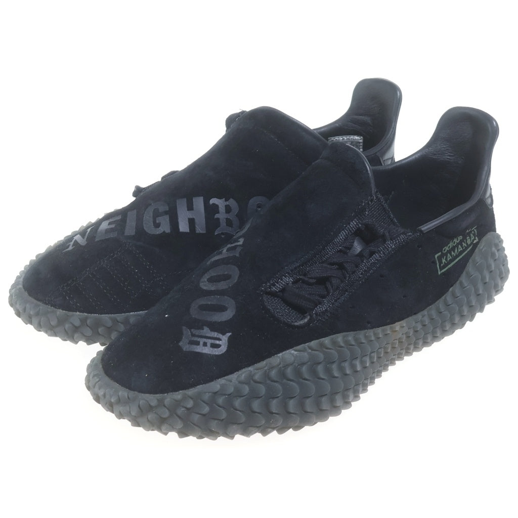 adidas(アディダス) ×NEIGHBORHOOD KAMANDA 01 ネイバーフッド カマンダ01 スエード ローカット スニーカー #US8 1/2 /26.5cm ブラック B37341