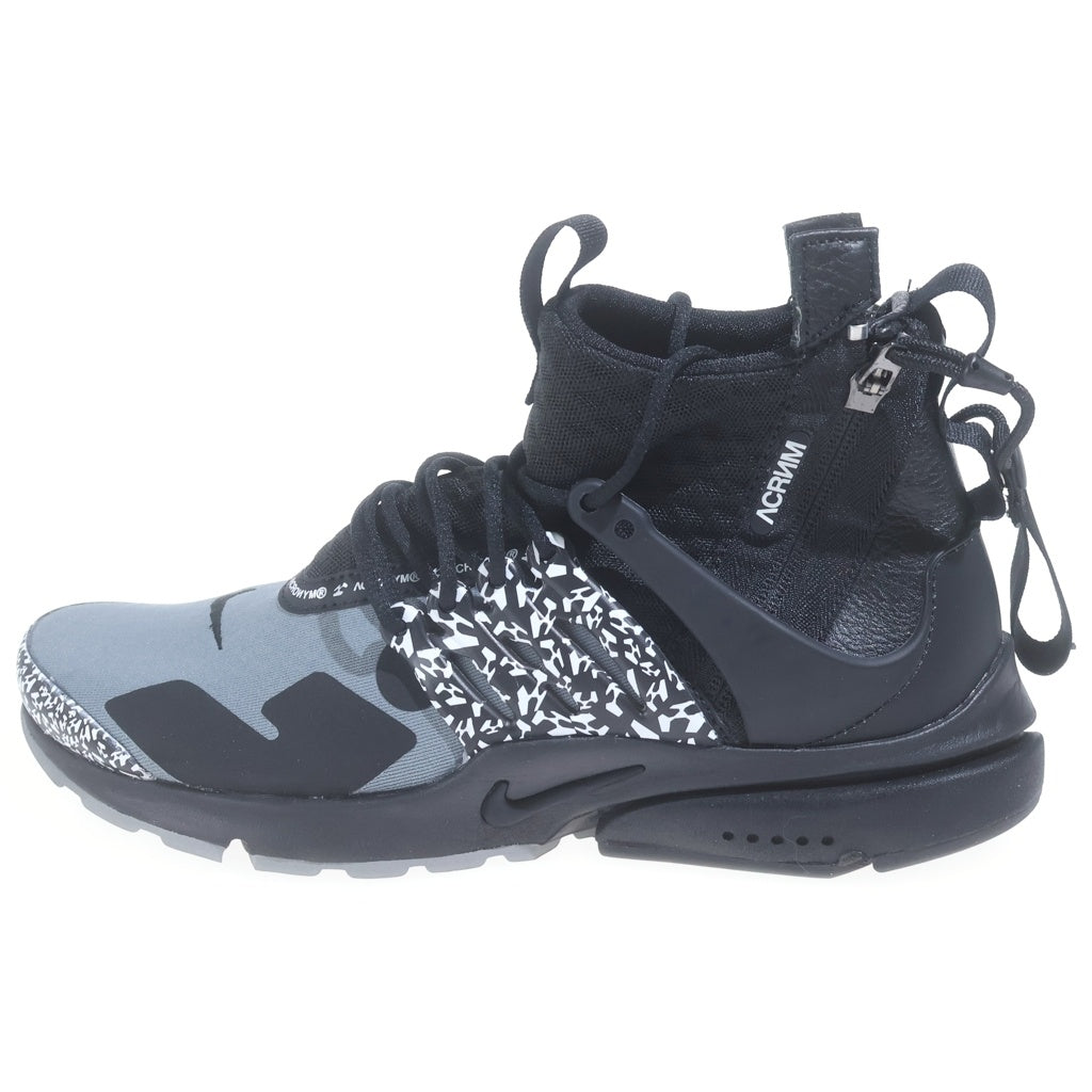NIKE(ナイキ) ACRONYM AIR PRESTO MID アクロニウム エア プレスト ミッド ハイカット スニーカー #US8/26cm ブラック/グレー AH7832-001